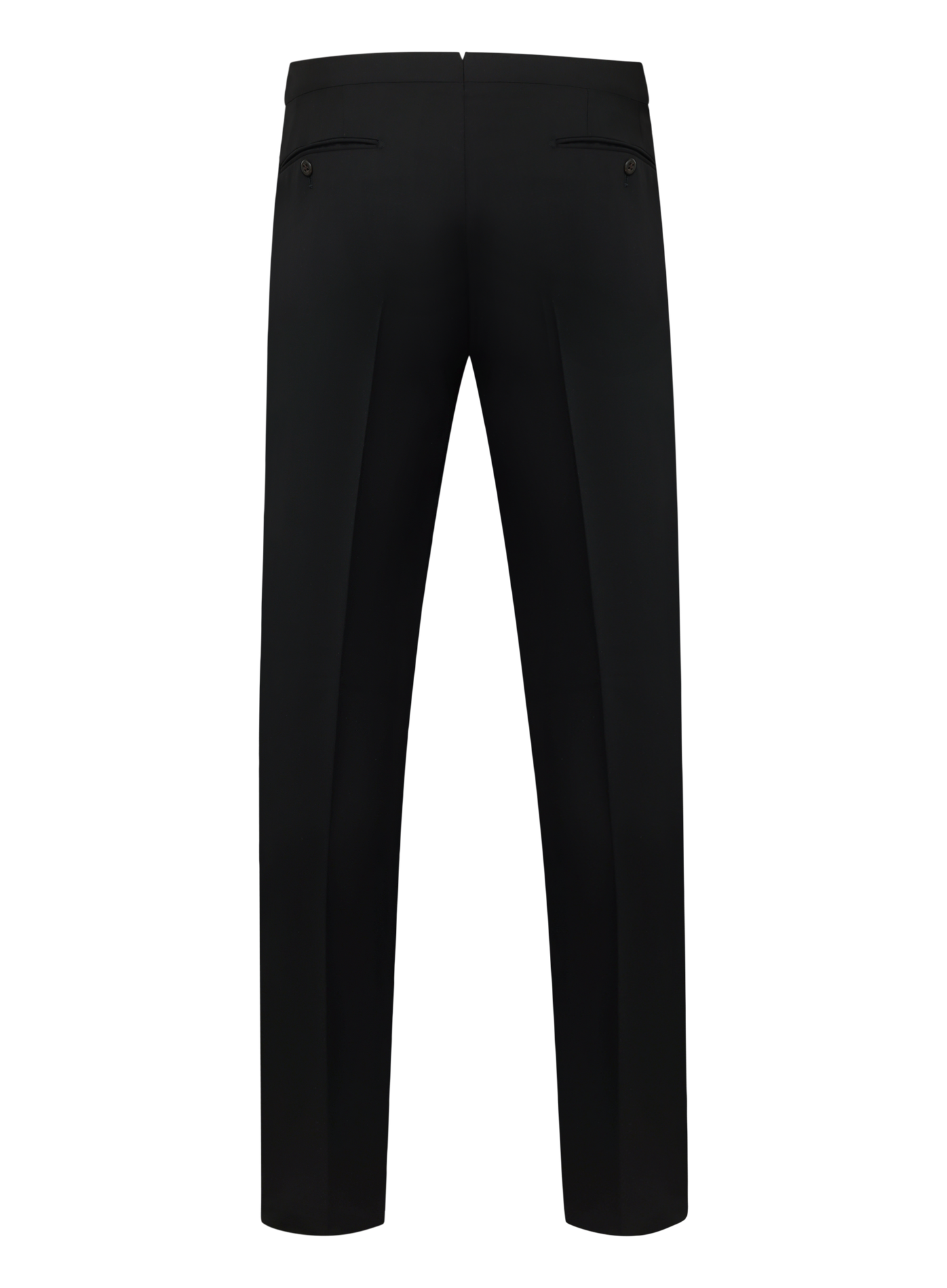 Smoking pantalon van scheerwol | Zwart