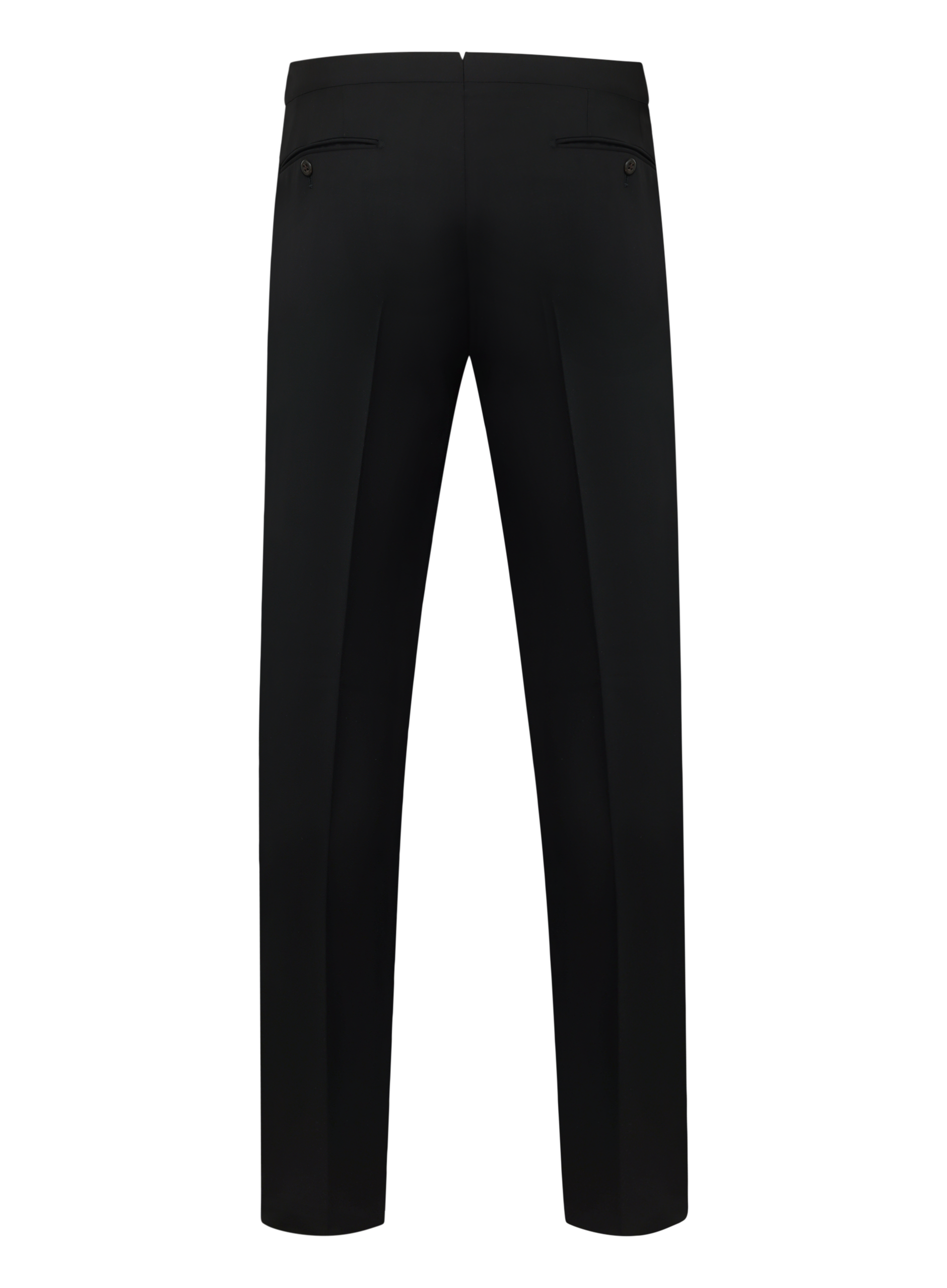 Smoking pantalon van scheerwol | Zwart