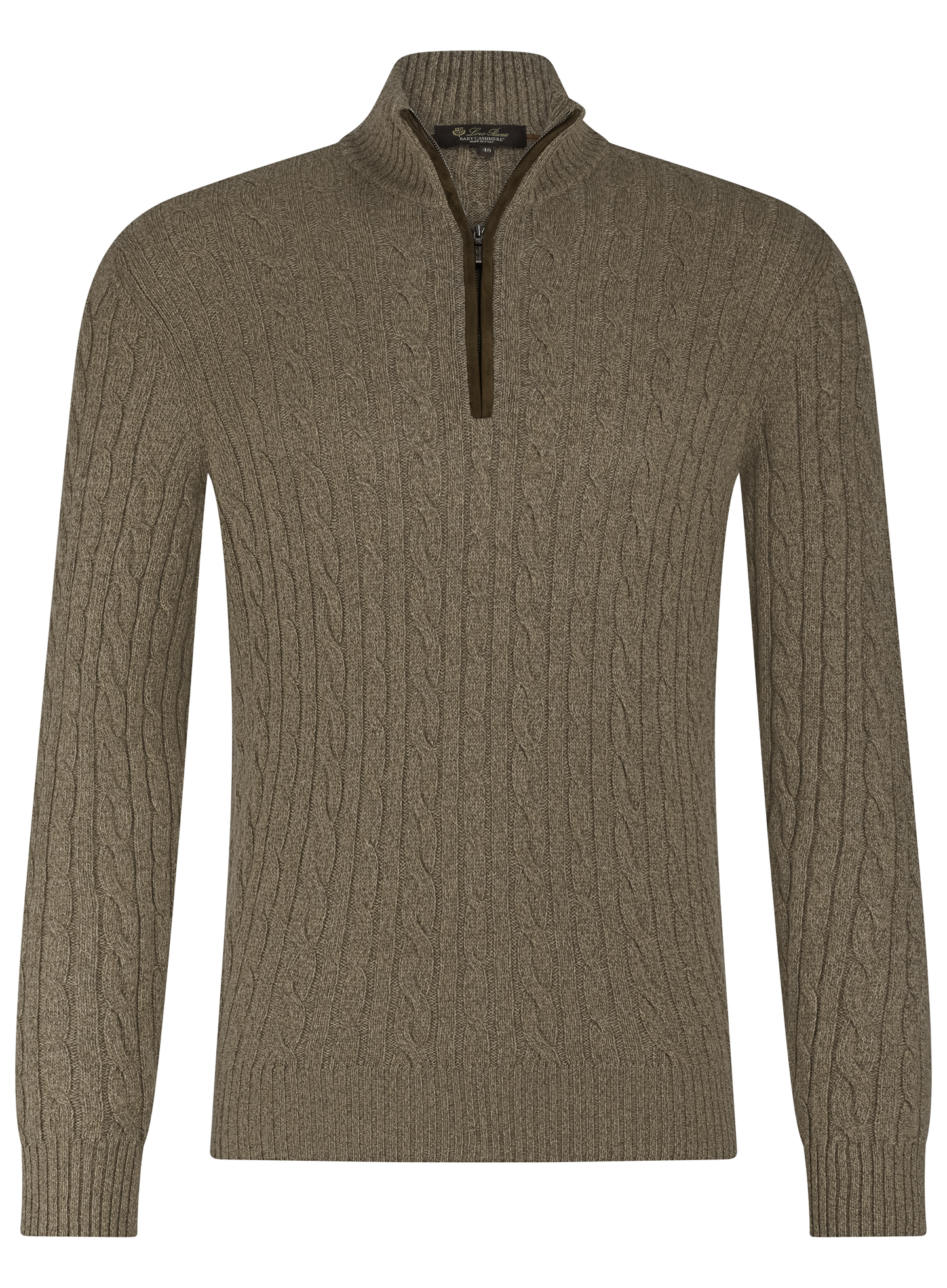 Cashmere half-zip sweater | Bruin