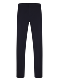 Pantalon van virgin wol en zijde | BLUE NAVY