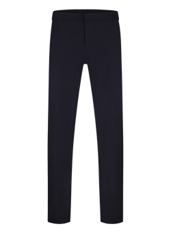 Pantalon van virgin wol en zijde | BLUE NAVY