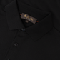 Poloshirt met lange mouwen van cashmere | FULL_WIDTH | Zwart