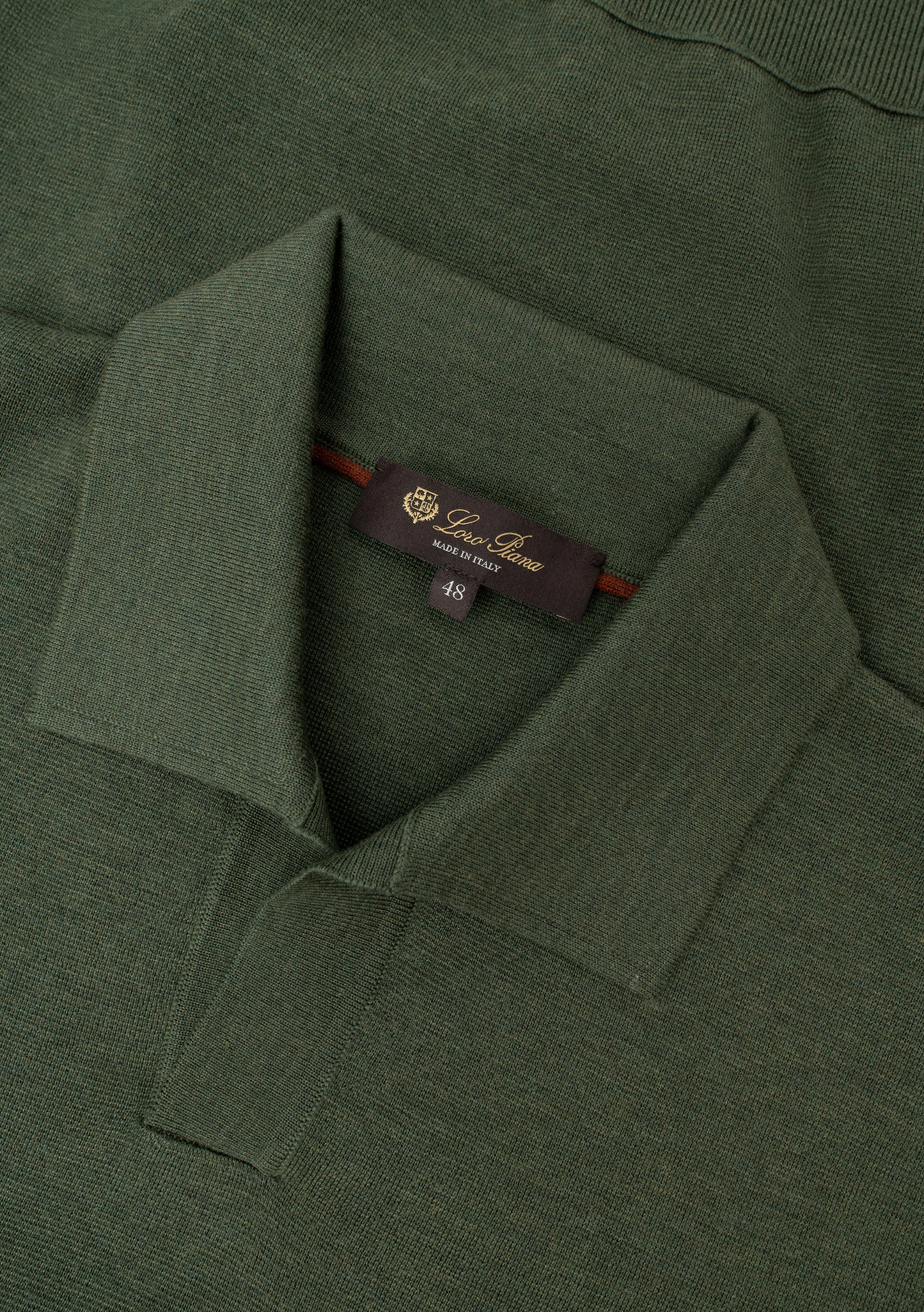 Buttonless polo van virgin wol | FULL_WIDTH | D.Groen