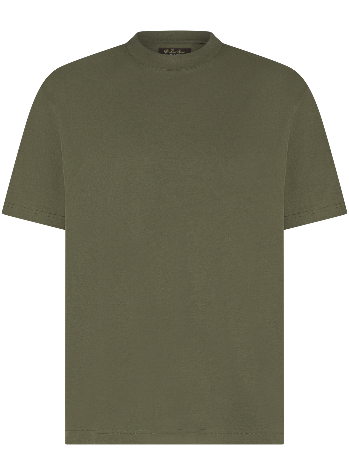 T-shirt van jersey katoen | D.Groen