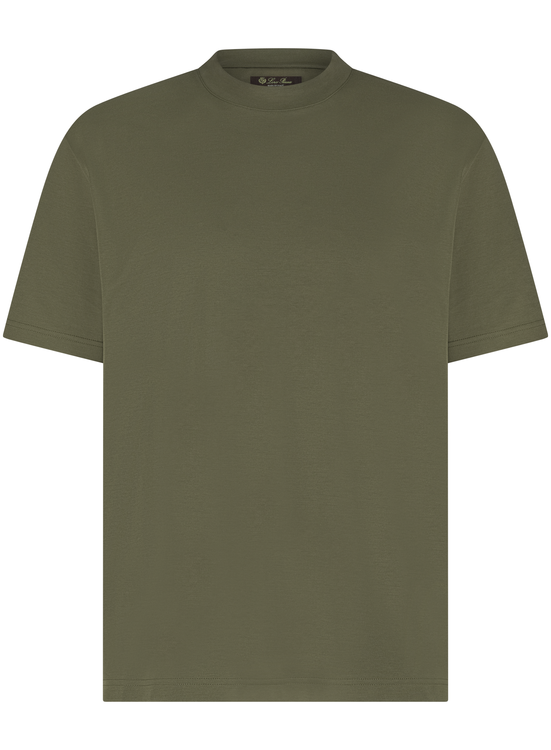 T-shirt van jersey katoen | D.Groen