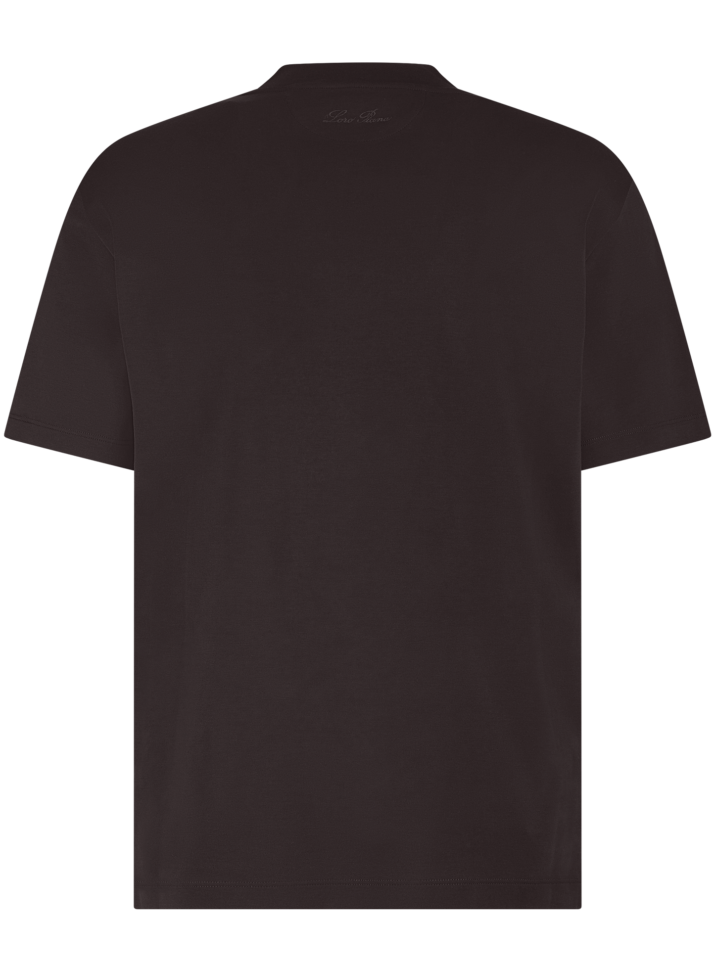 T-shirt van jersey katoen | Bruin