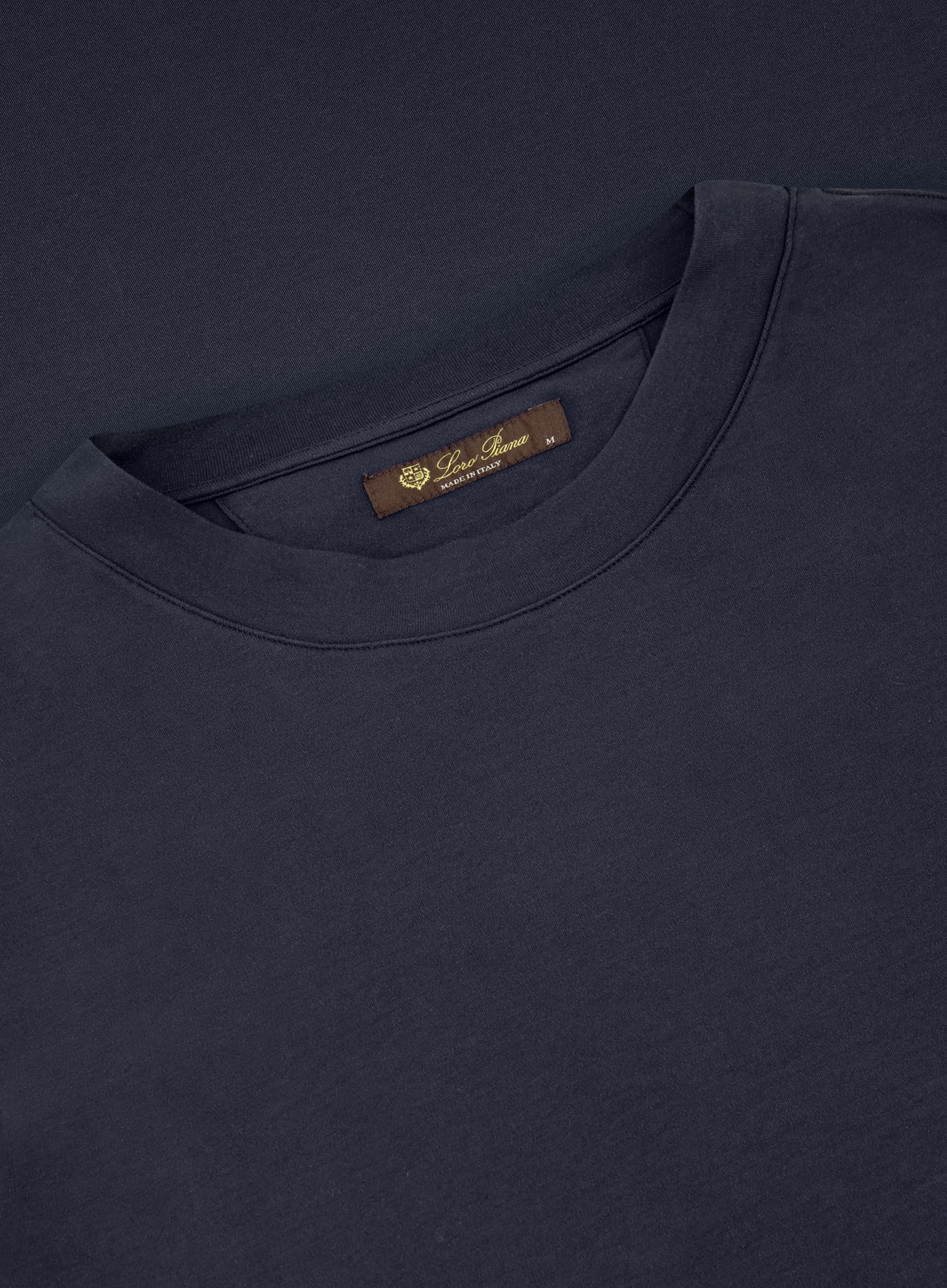 T-shirt van jersey katoen | FULL_WIDTH | BLUE NAVY