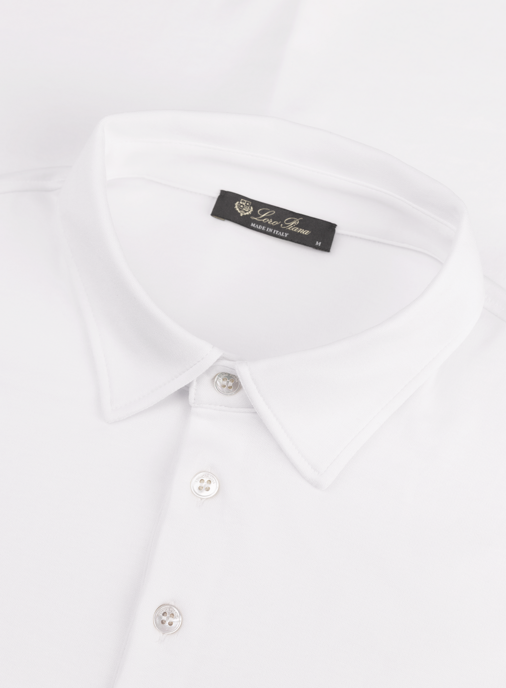 Tremezzo polo met korte mouw van katoen | FULL_WIDTH | Wit
