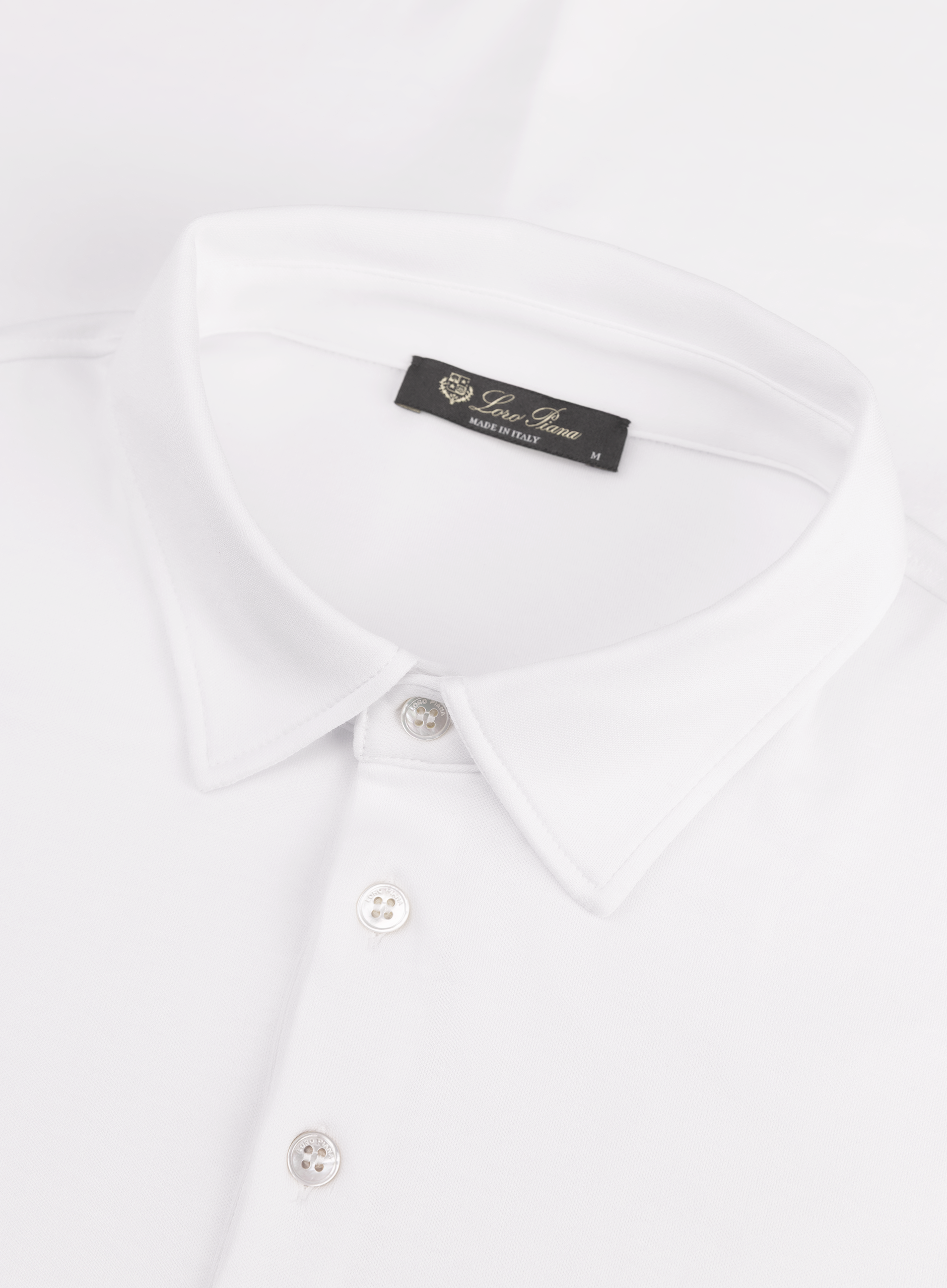 Tremezzo polo met korte mouw van katoen | FULL_WIDTH | Wit