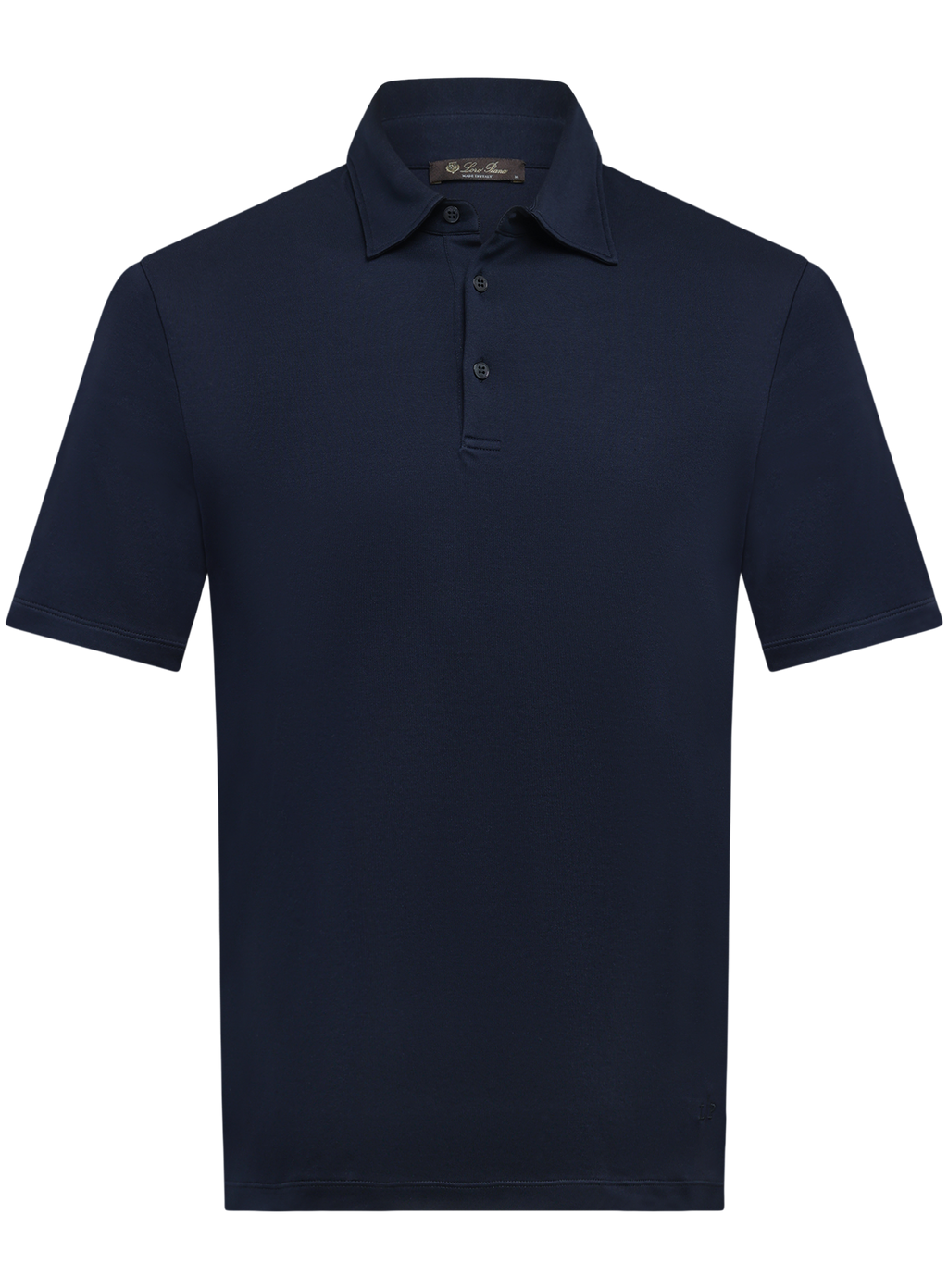 Tremezzo polo met korte mouw van katoen | BLUE NAVY