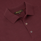 Poloshirt met lange mouwen van cashmere | FULL_WIDTH | DARK BORDEAUX