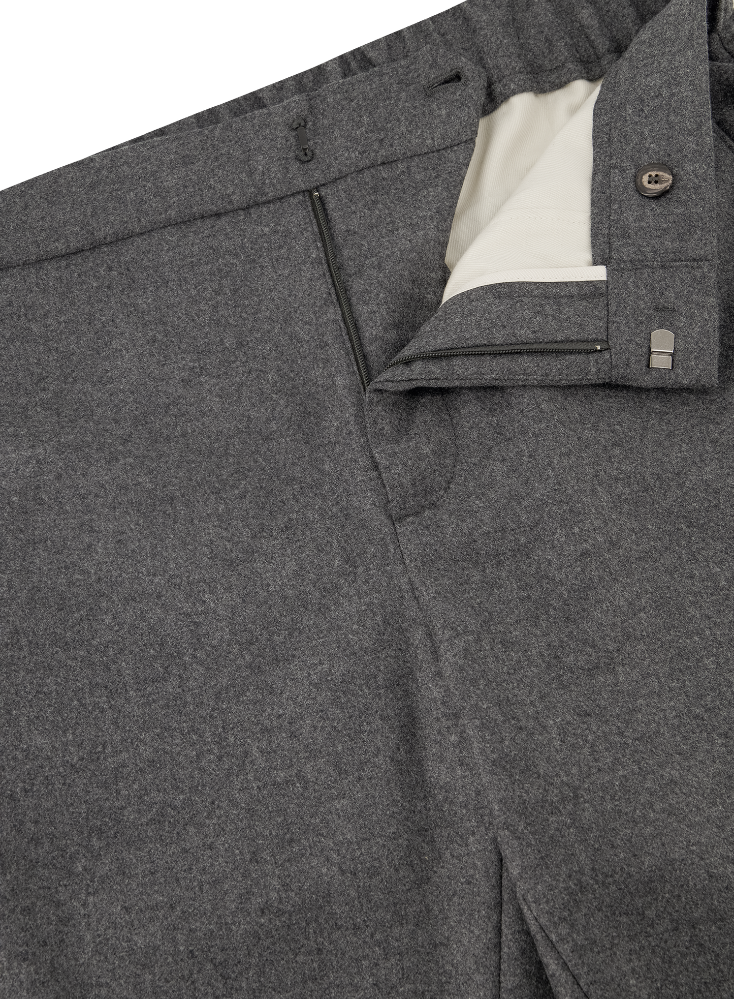 Pantalon van wol en cashmere | FULL_WIDTH | Grijs
