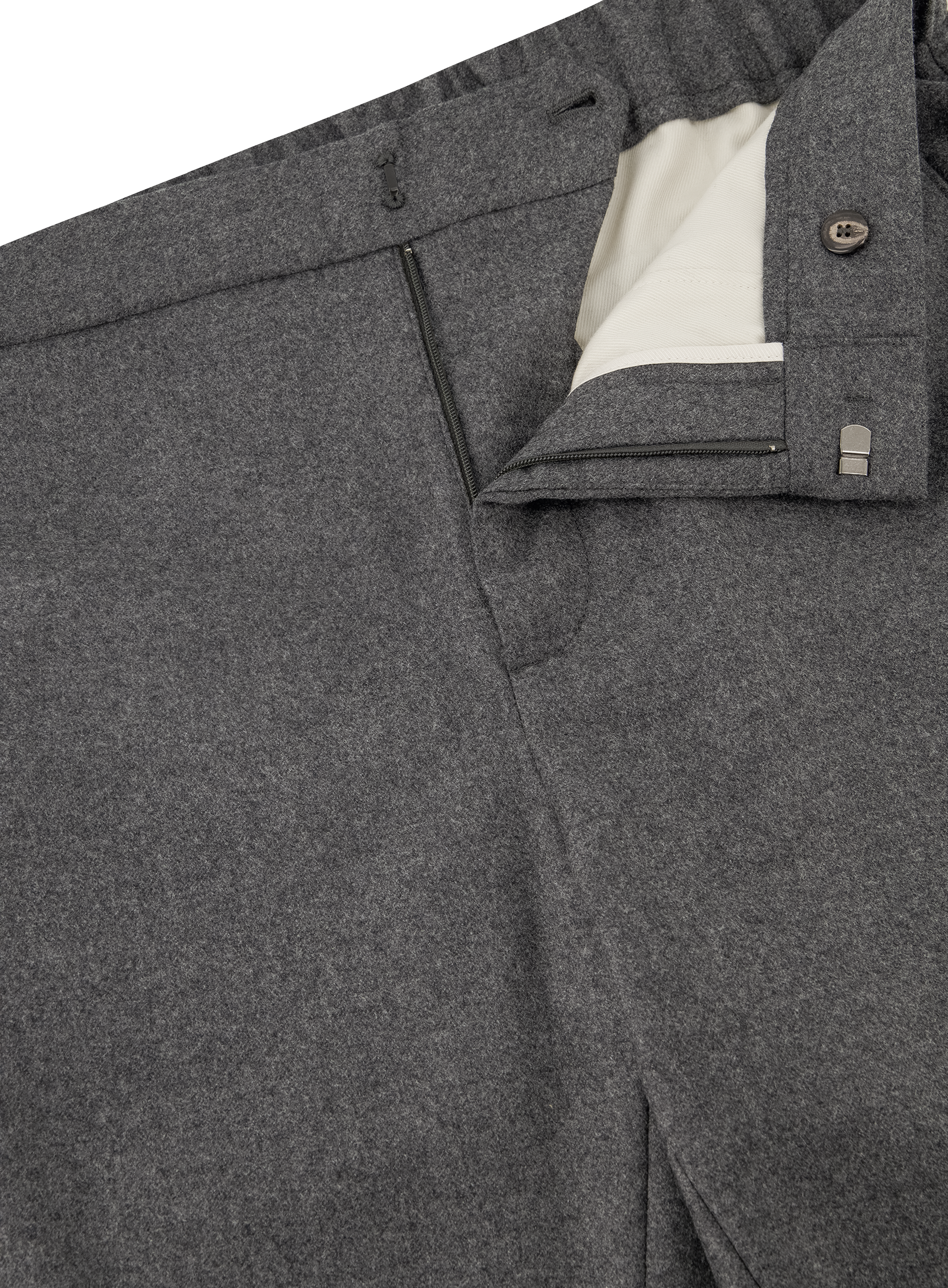 Pantalon van wol en cashmere | FULL_WIDTH | Grijs