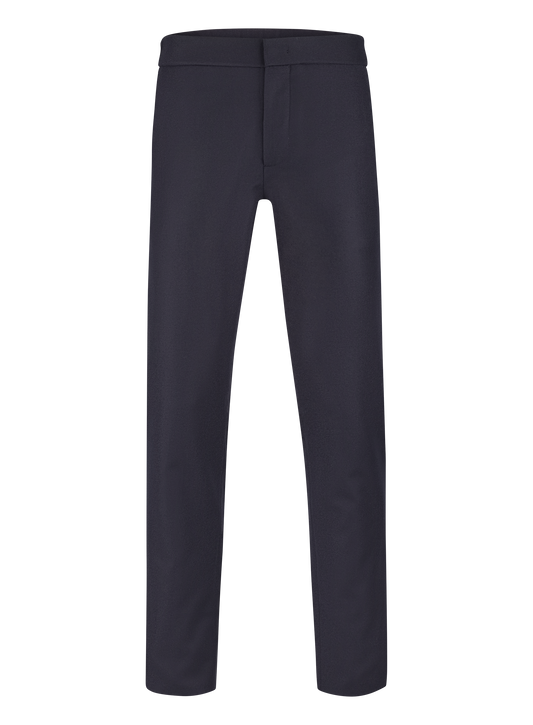 Pantalon van wol en cashmere | BLUE NAVY