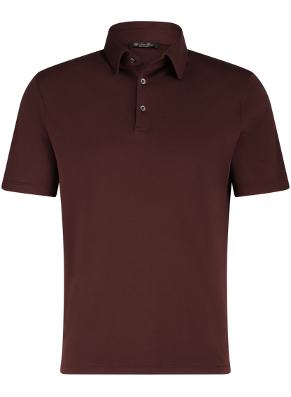 Polo van katoen | Bruin