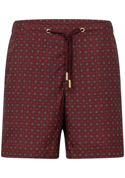 Bulldog zwembroek met print | FULL_WIDTH | DARK BORDEAUX