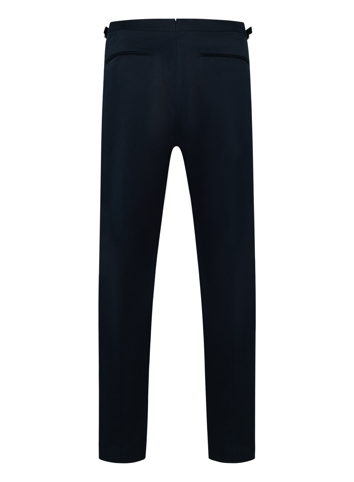 Pantalon van katoen en cashmere | BLUE NAVY