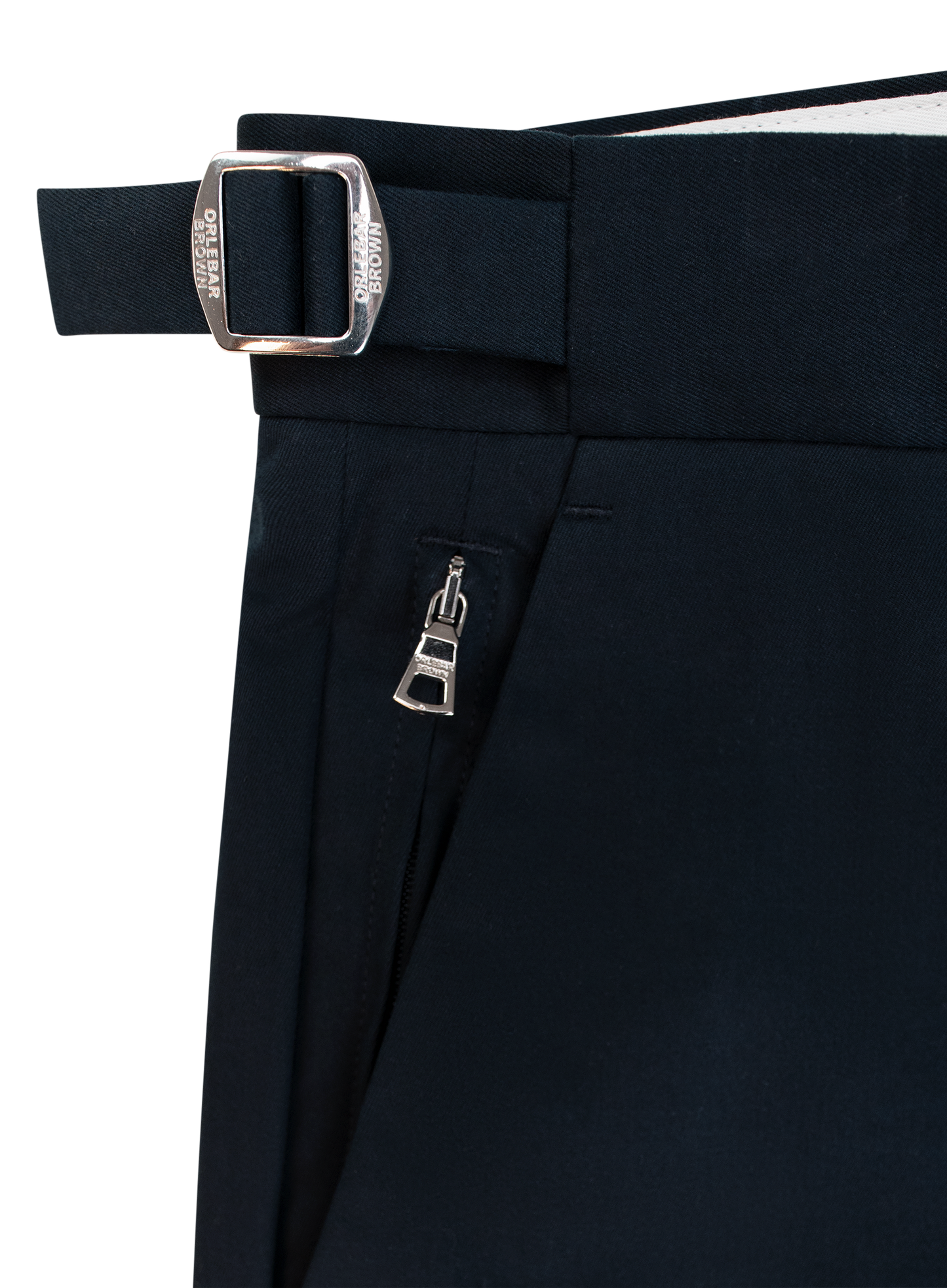 Pantalon van katoen en cashmere | FULL_WIDTH | BLUE NAVY