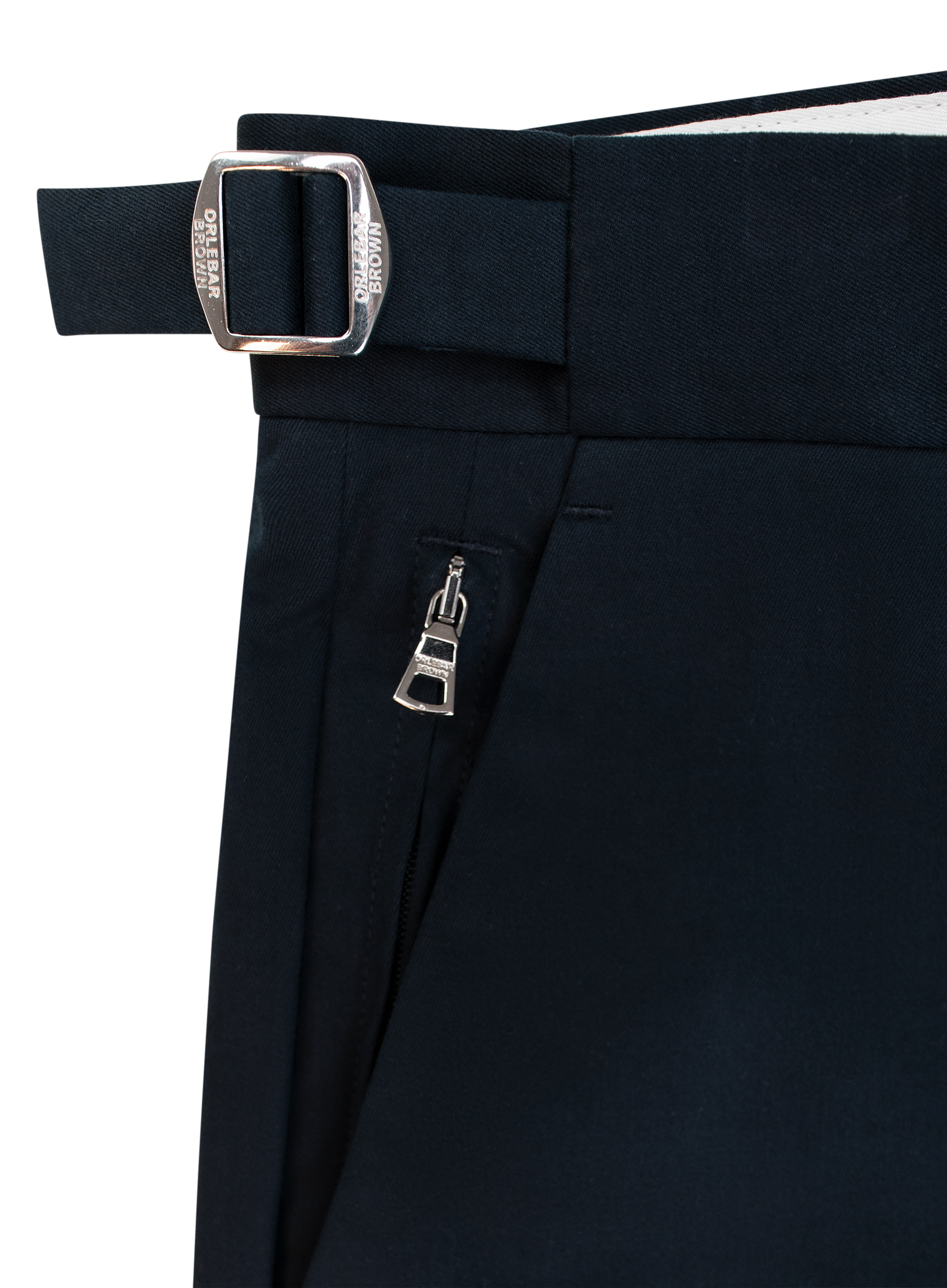 Pantalon van katoen en cashmere | FULL_WIDTH | BLUE NAVY