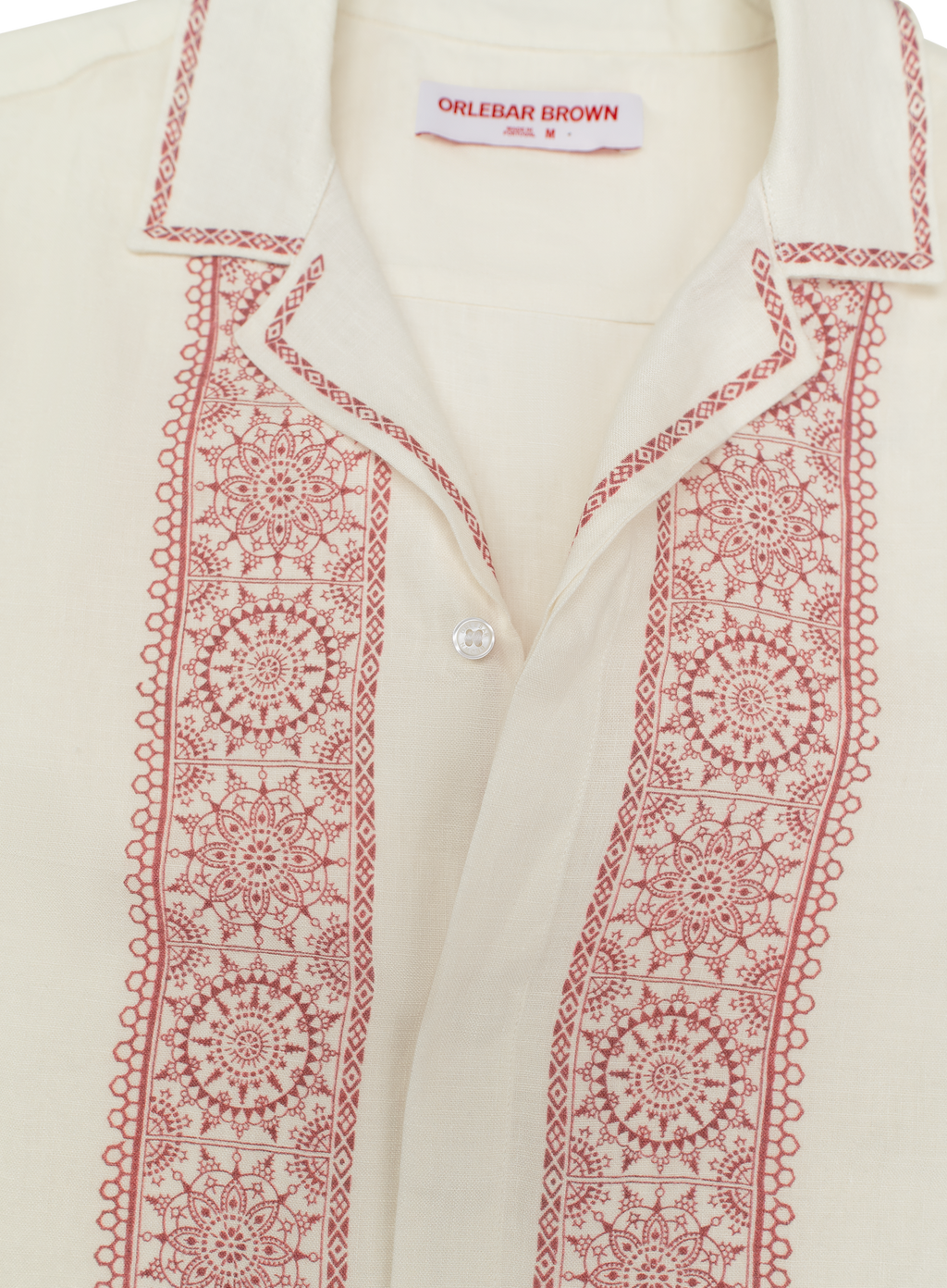 Maitan shirt van linnen | FULL_WIDTH | DARK BORDEAUX
