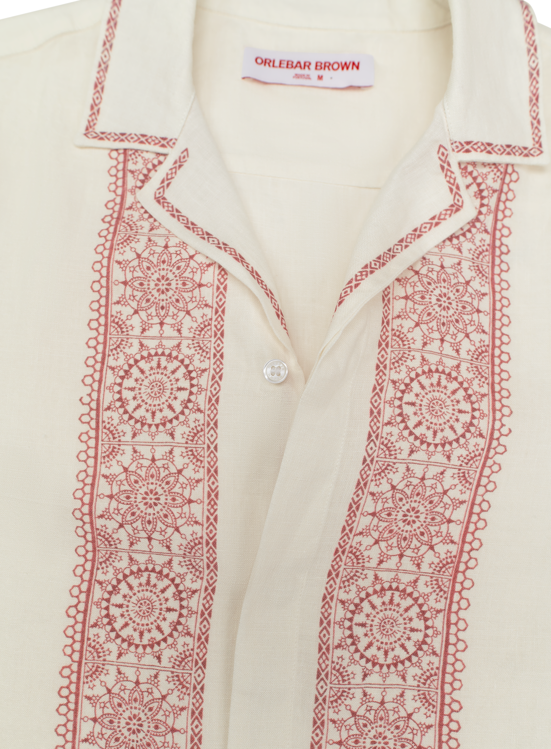 Maitan shirt van linnen | FULL_WIDTH | DARK BORDEAUX