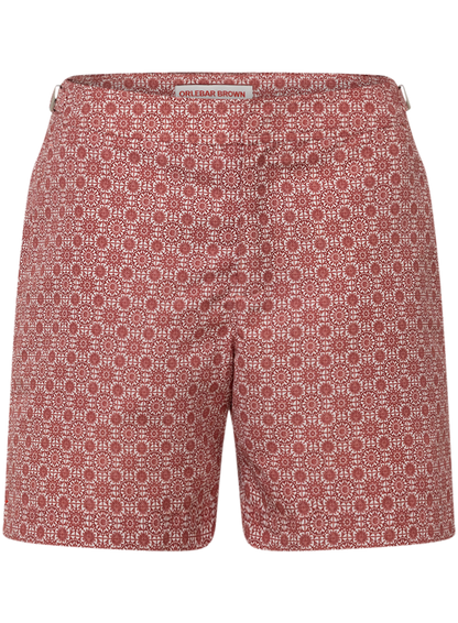 Bulldog zwembroek met print | Bordeaux