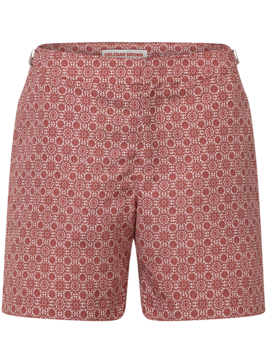 Bulldog zwembroek met print | Bordeaux