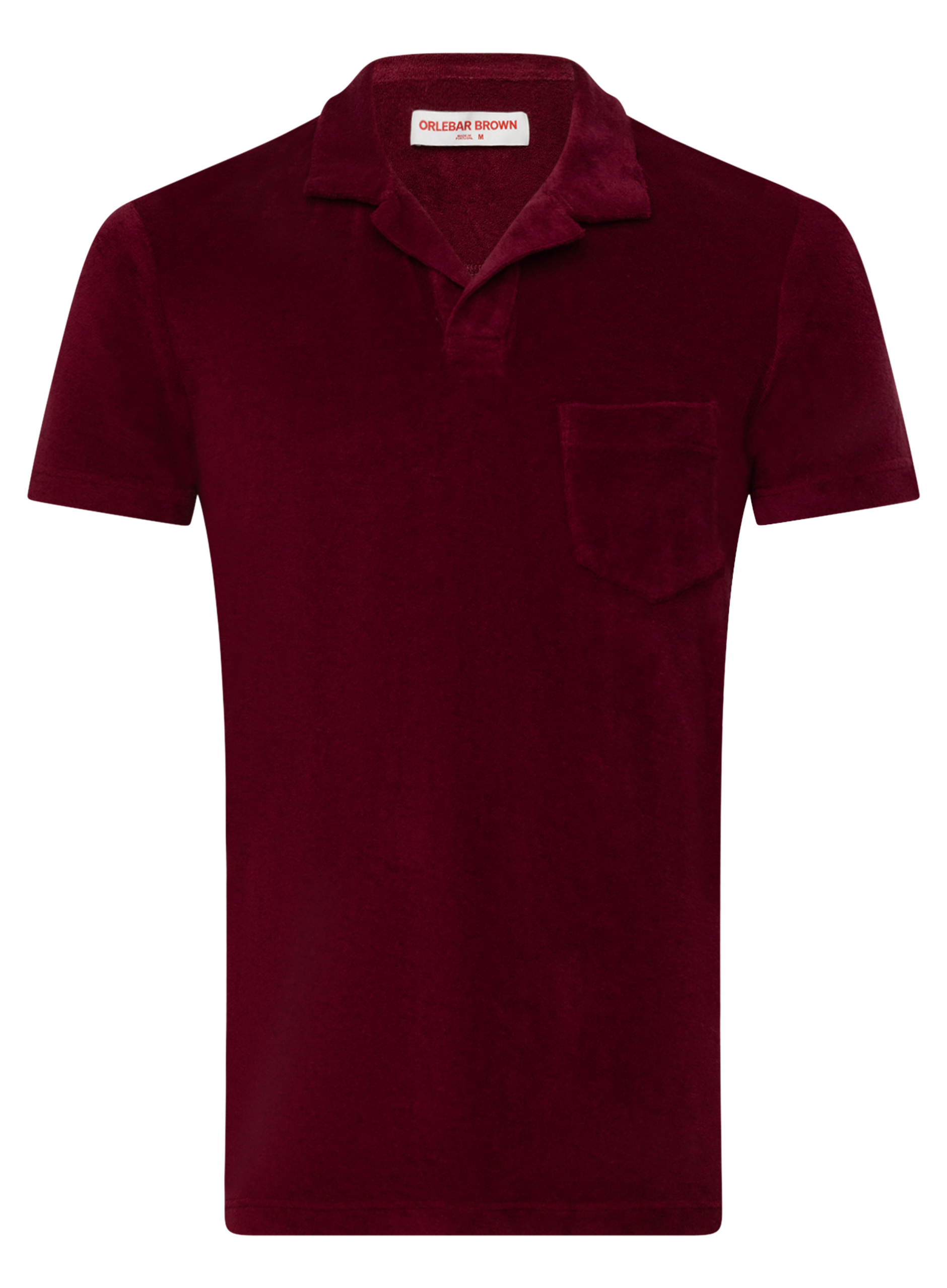 Terry polo van katoen | Bordeaux
