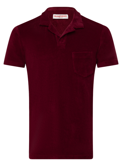 Terry polo van katoen | Bordeaux