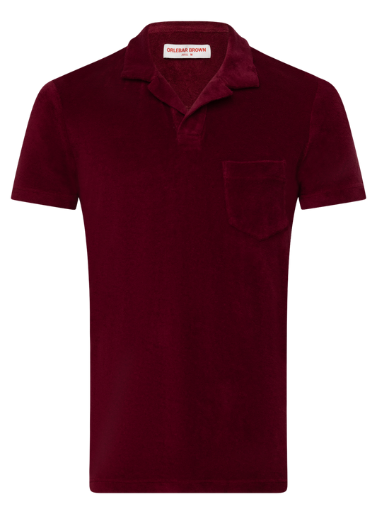 Terry polo van katoen | Bordeaux