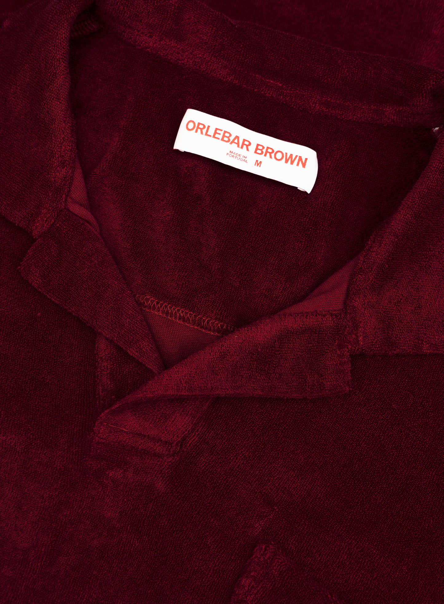 Terry polo van katoen | FULL_WIDTH | Bordeaux