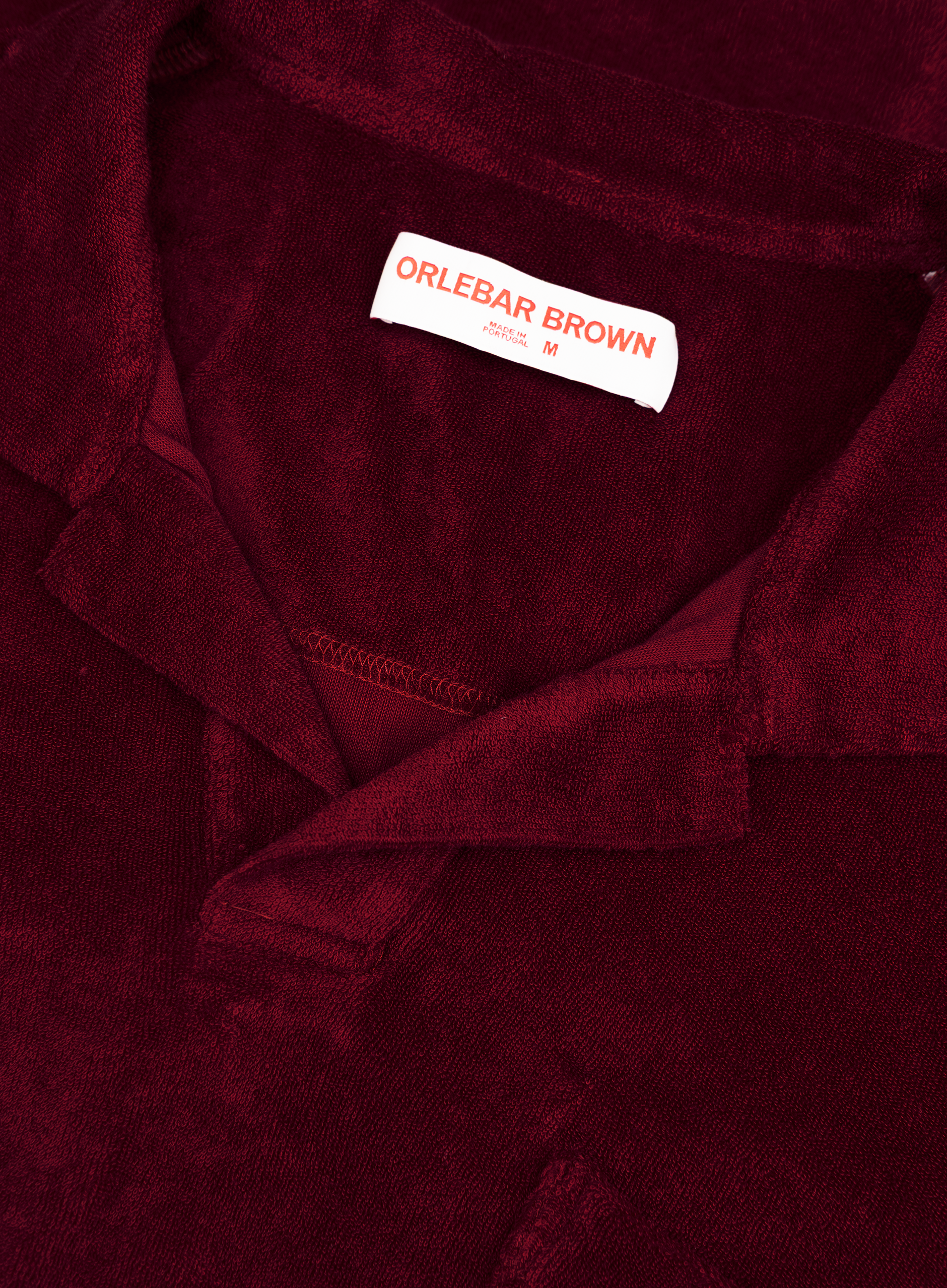 Terry polo van katoen | FULL_WIDTH | Bordeaux