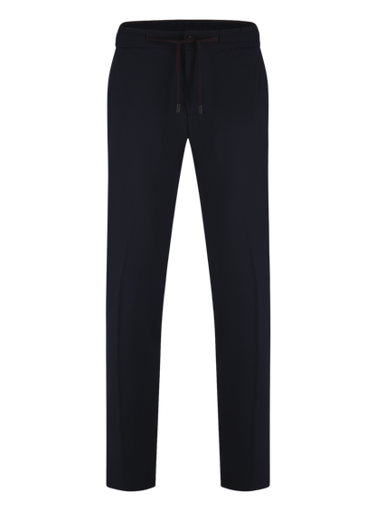 Jog pantalon met stretch | BLUE NAVY
