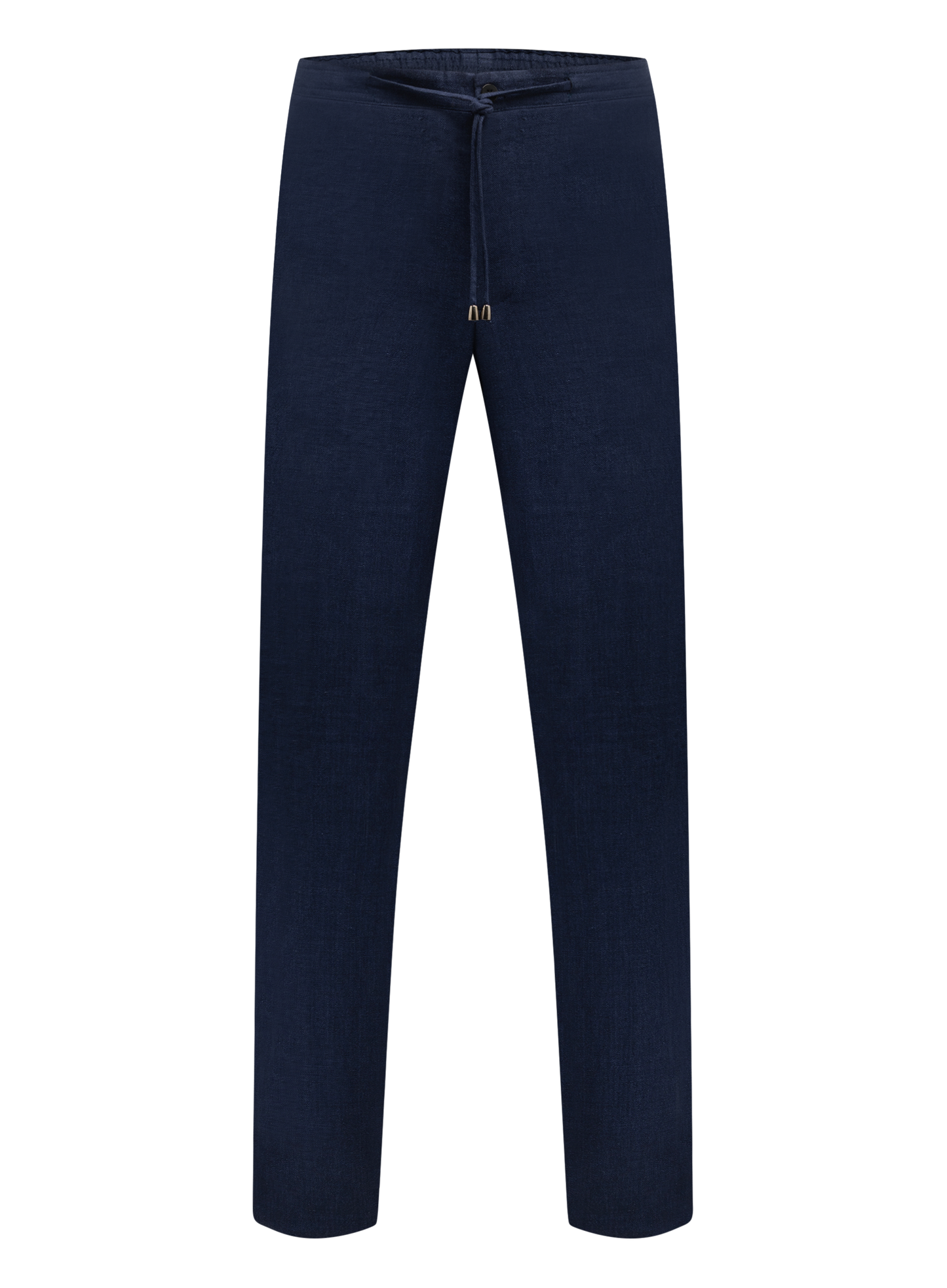Handgemaakte linnen broek | FULL_WIDTH | Blauw