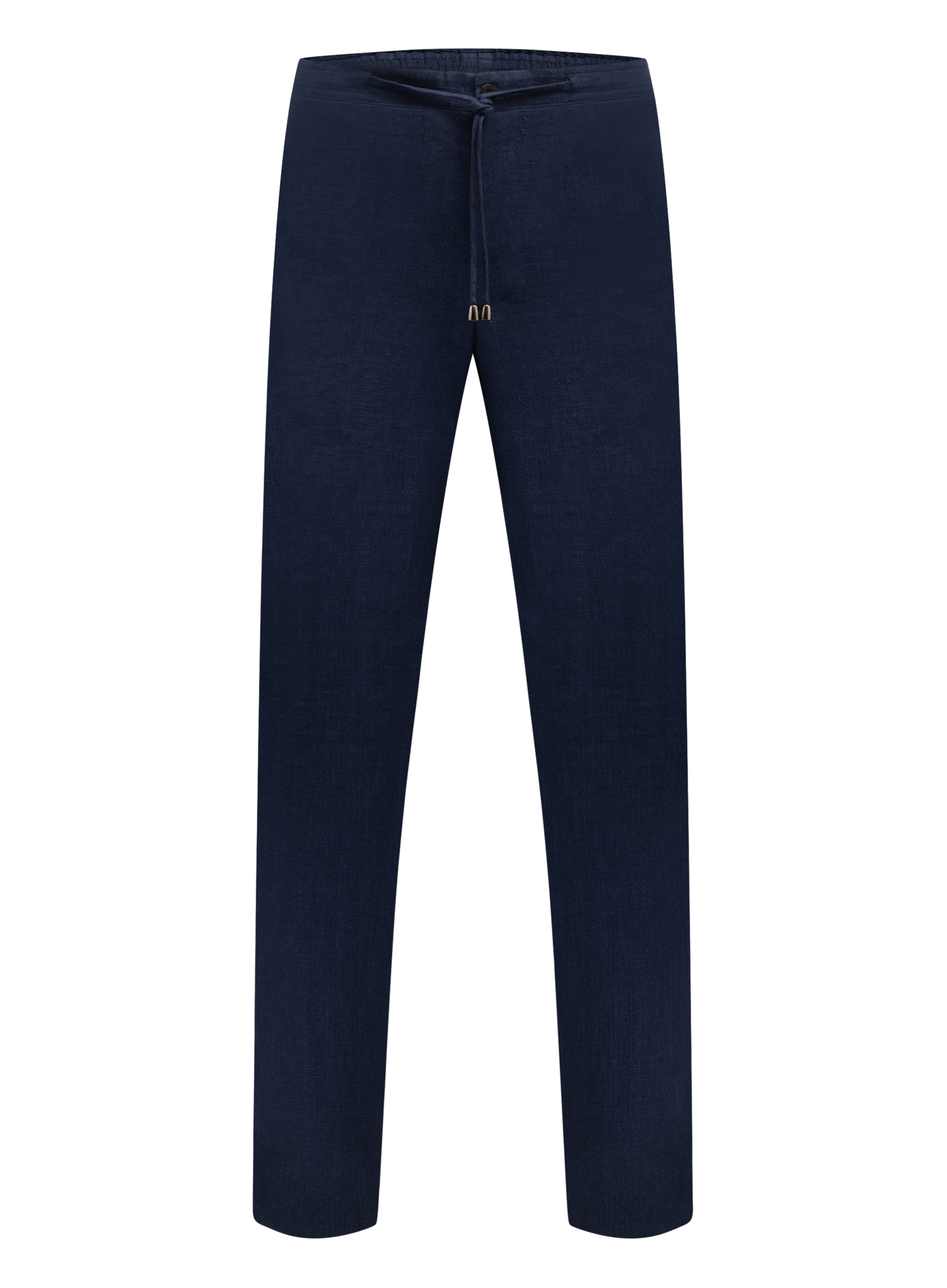 Handgemaakte linnen broek | FULL_WIDTH | Blauw