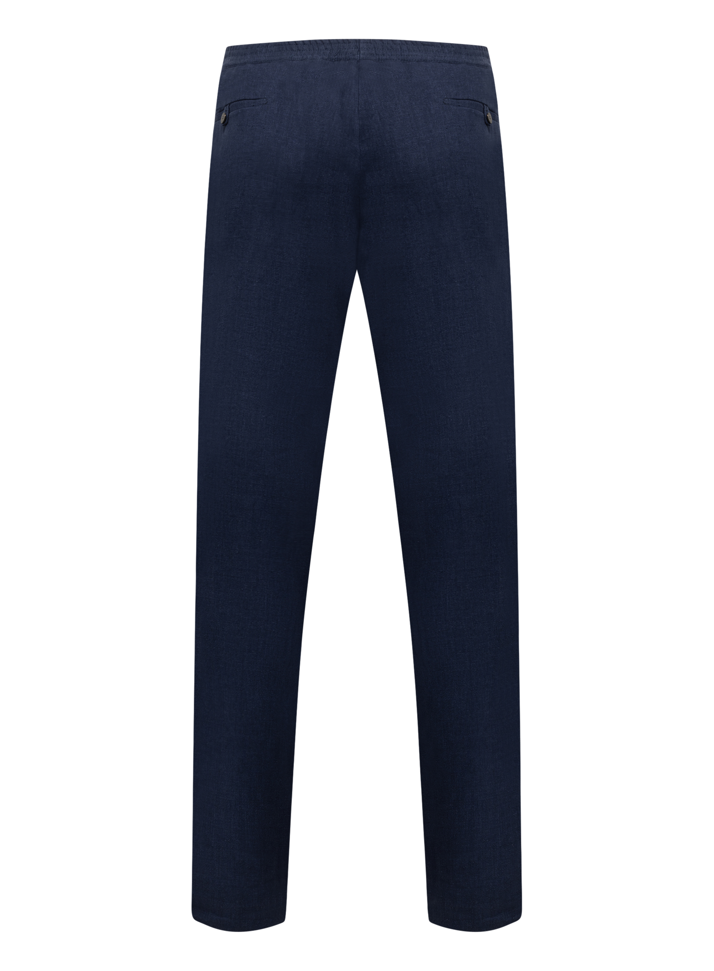 Handgemaakte linnen broek | FULL_WIDTH | Blauw