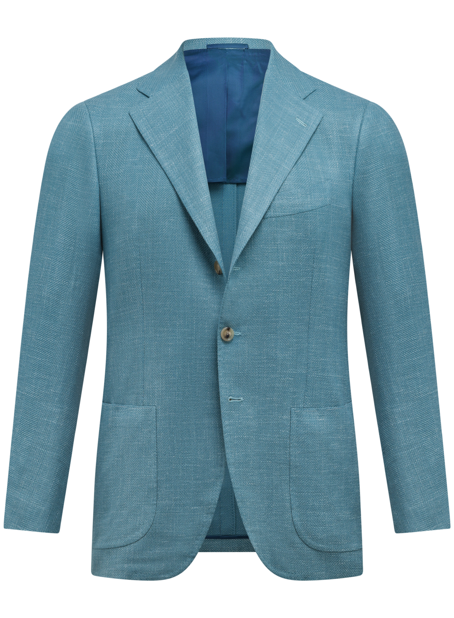 Jasje van scheerwol, cashmere en zijde | Turqoise