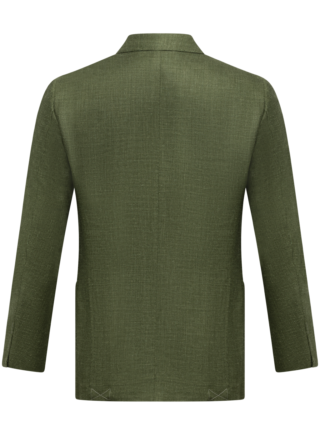 Colbert van cashmere, zijde en linnen | Groen