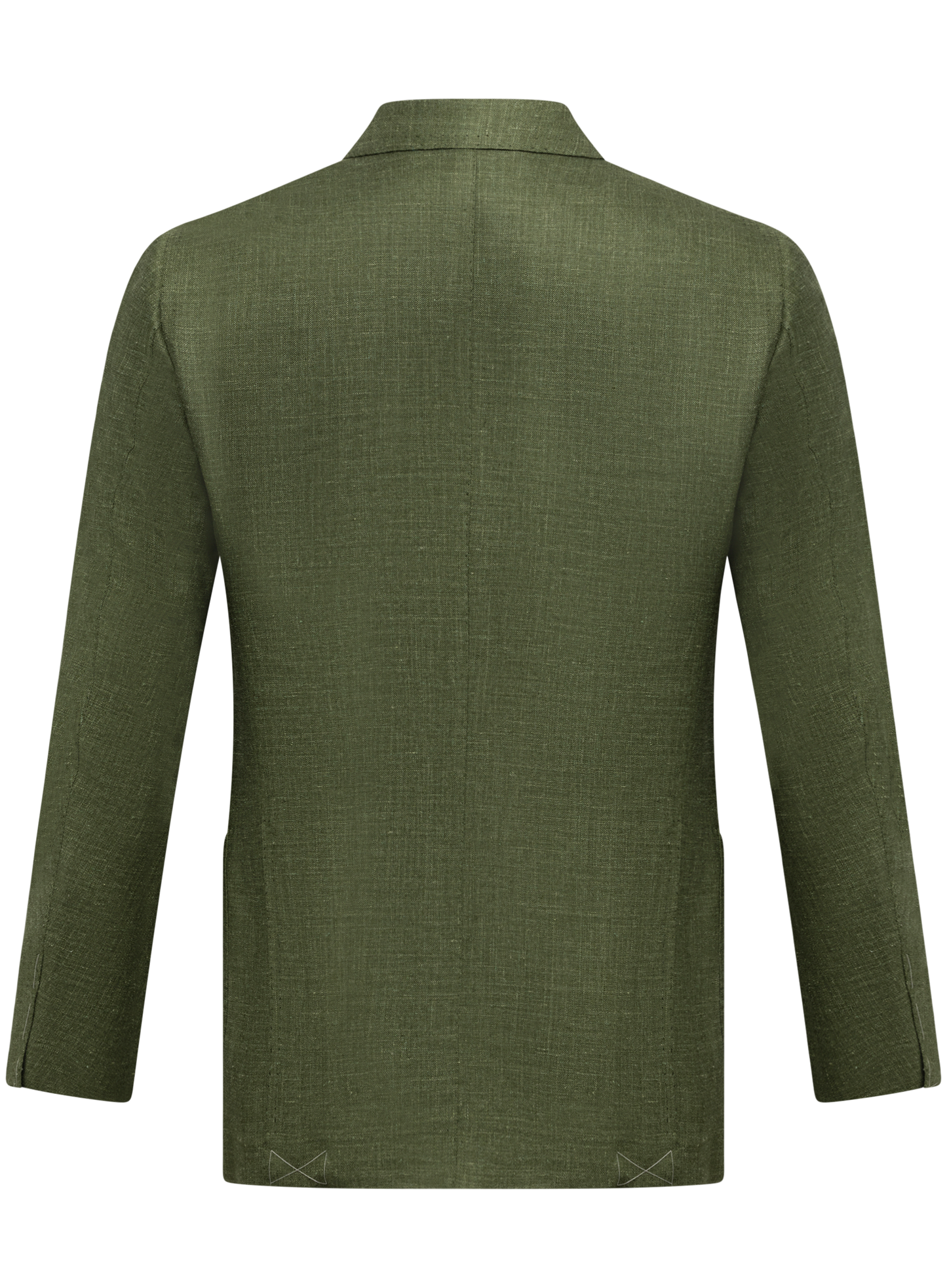 Jasje van cashmere, zijde en linnen | Groen