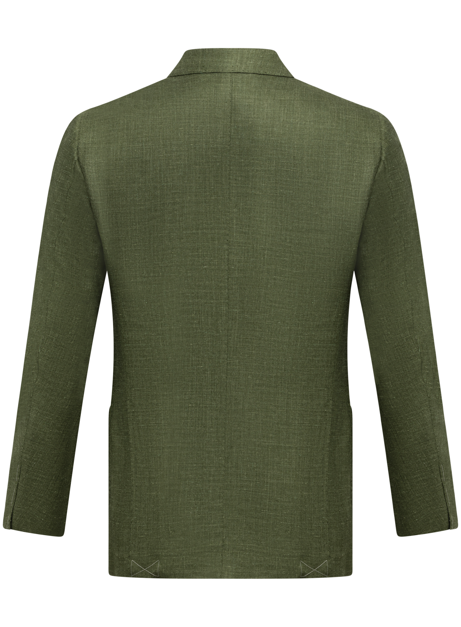 Colbert van cashmere, zijde en linnen | Groen