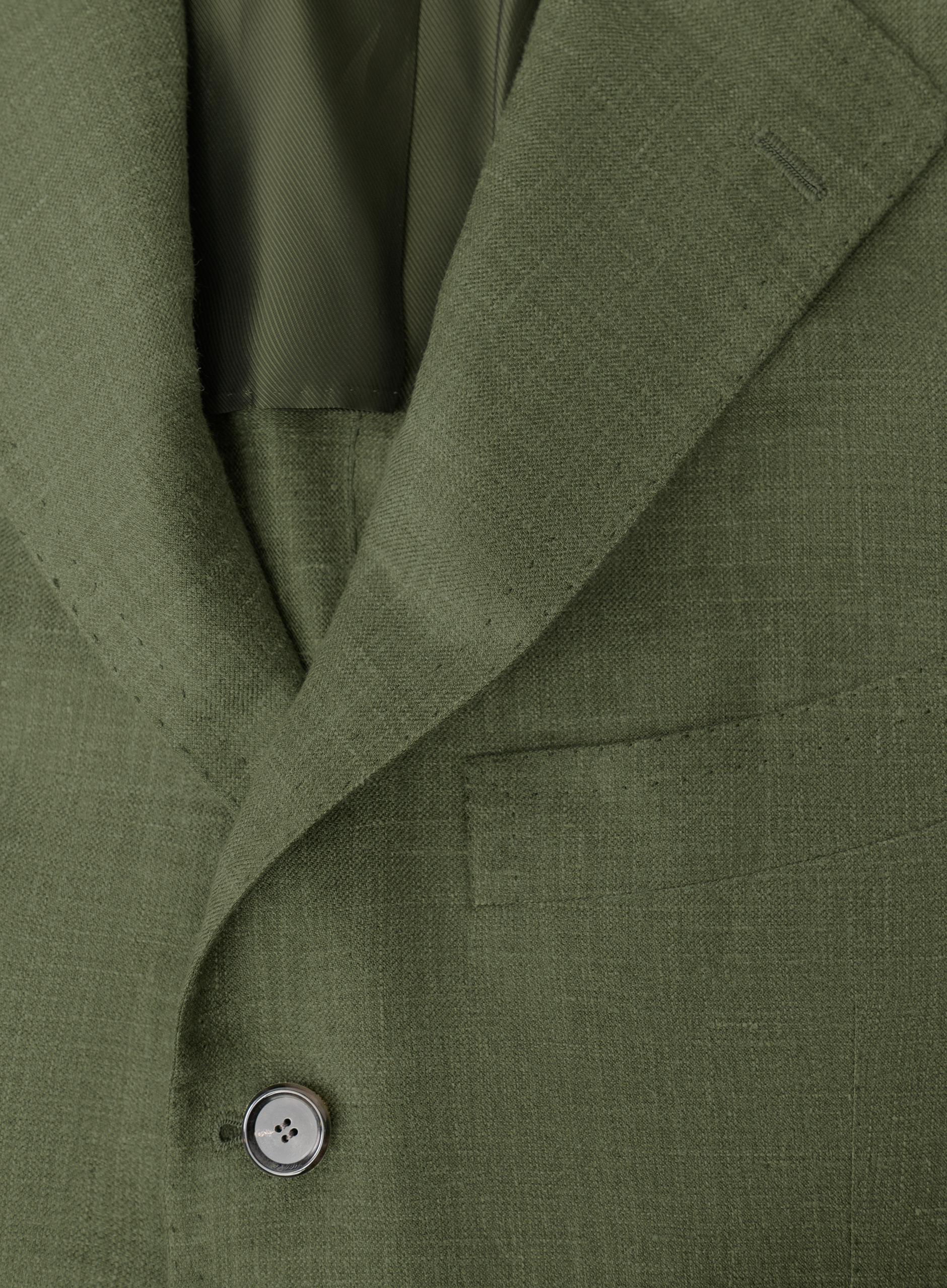 Jasje van cashmere, zijde en linnen | Groen