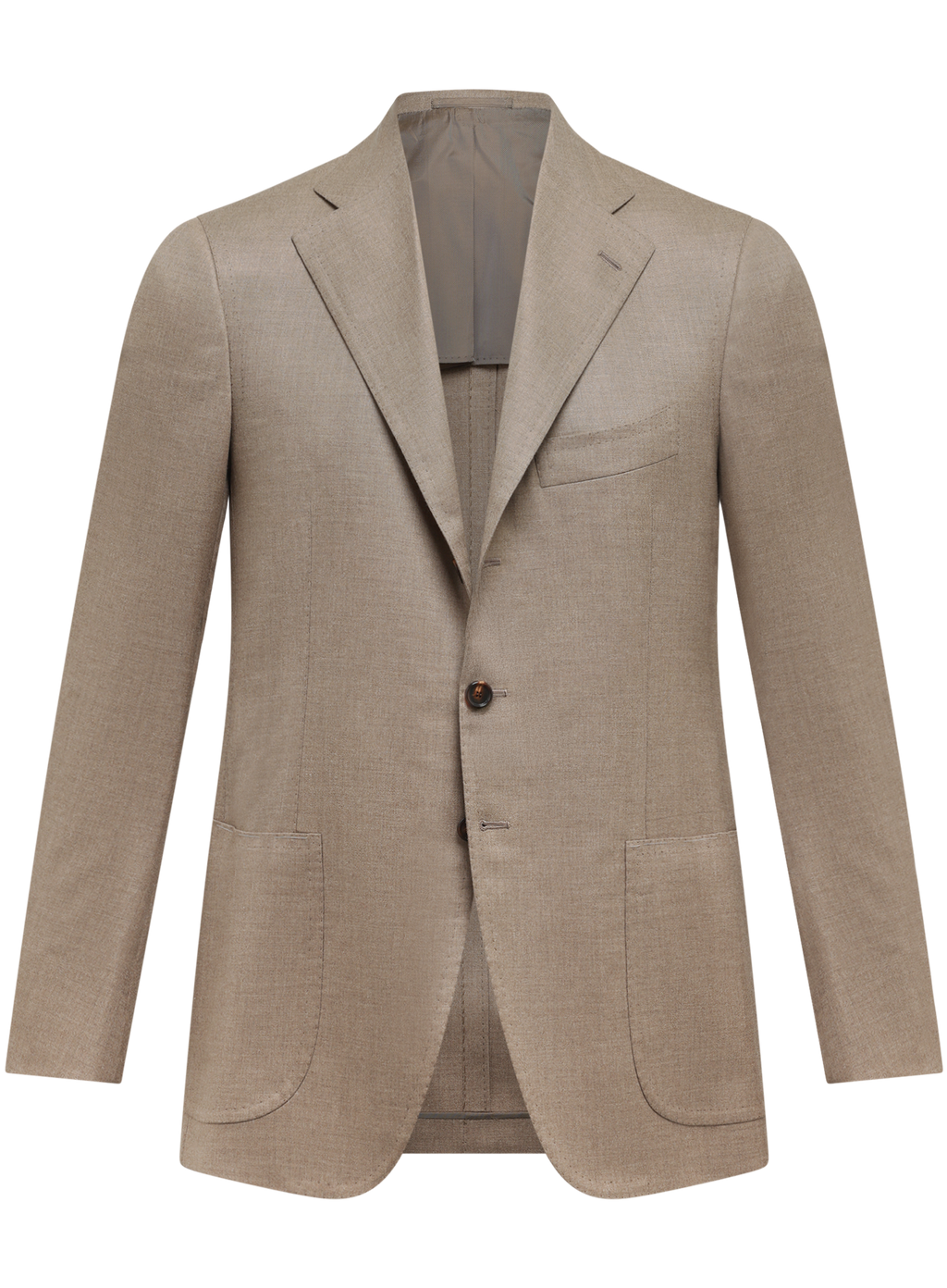 Handgemaakt jasje van cashmere | TAUPE