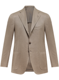Handgemaakt jasje van cashmere | TAUPE