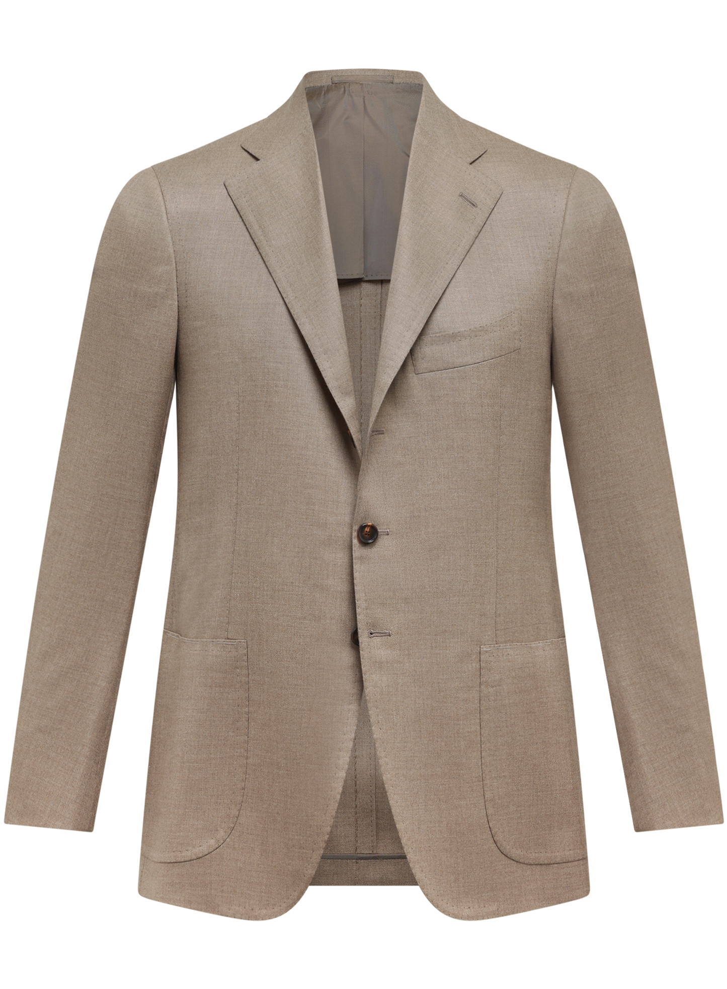 Handgemaakt jasje van cashmere | TAUPE
