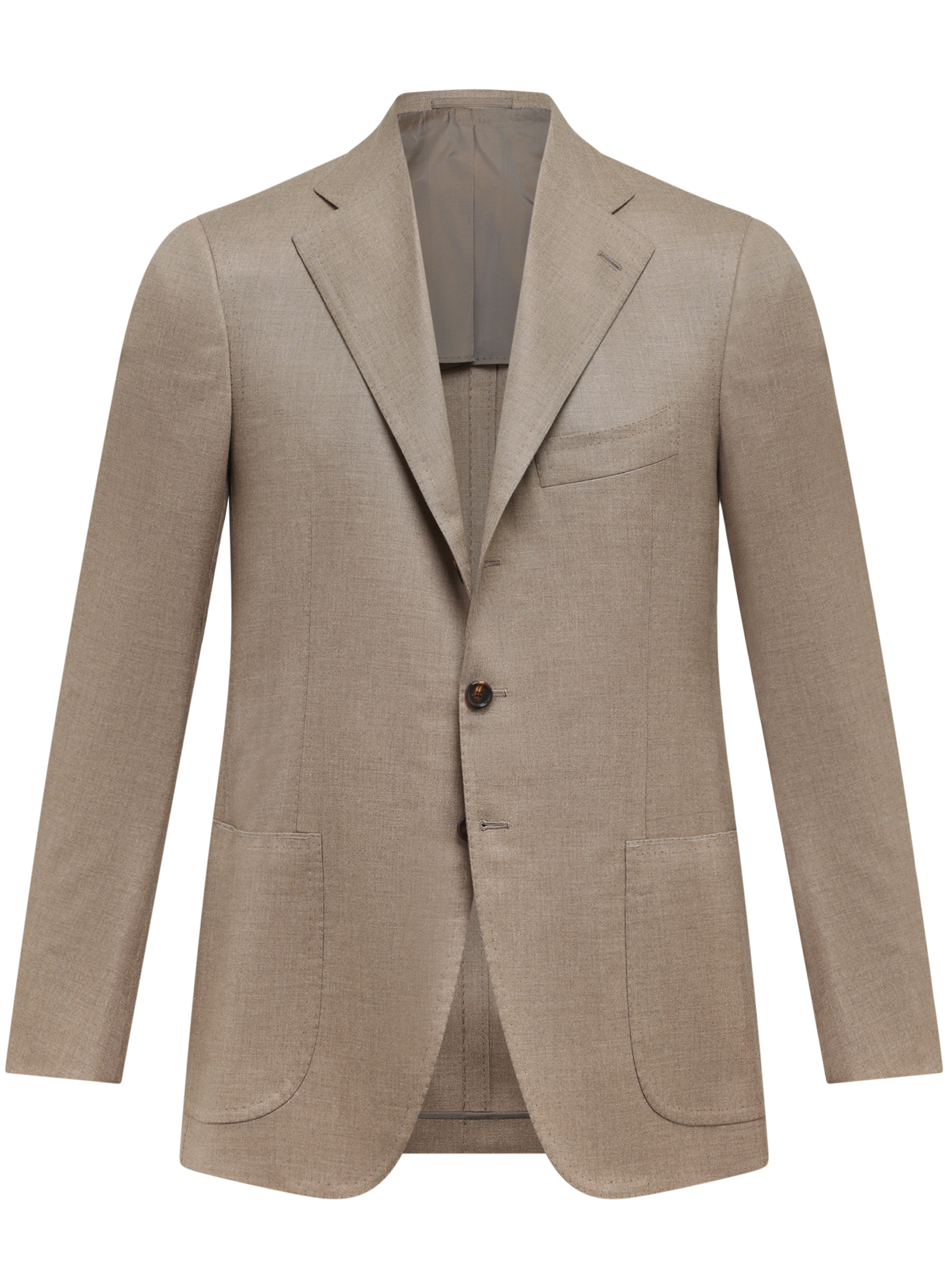 Handgemaakt jasje van cashmere | TAUPE