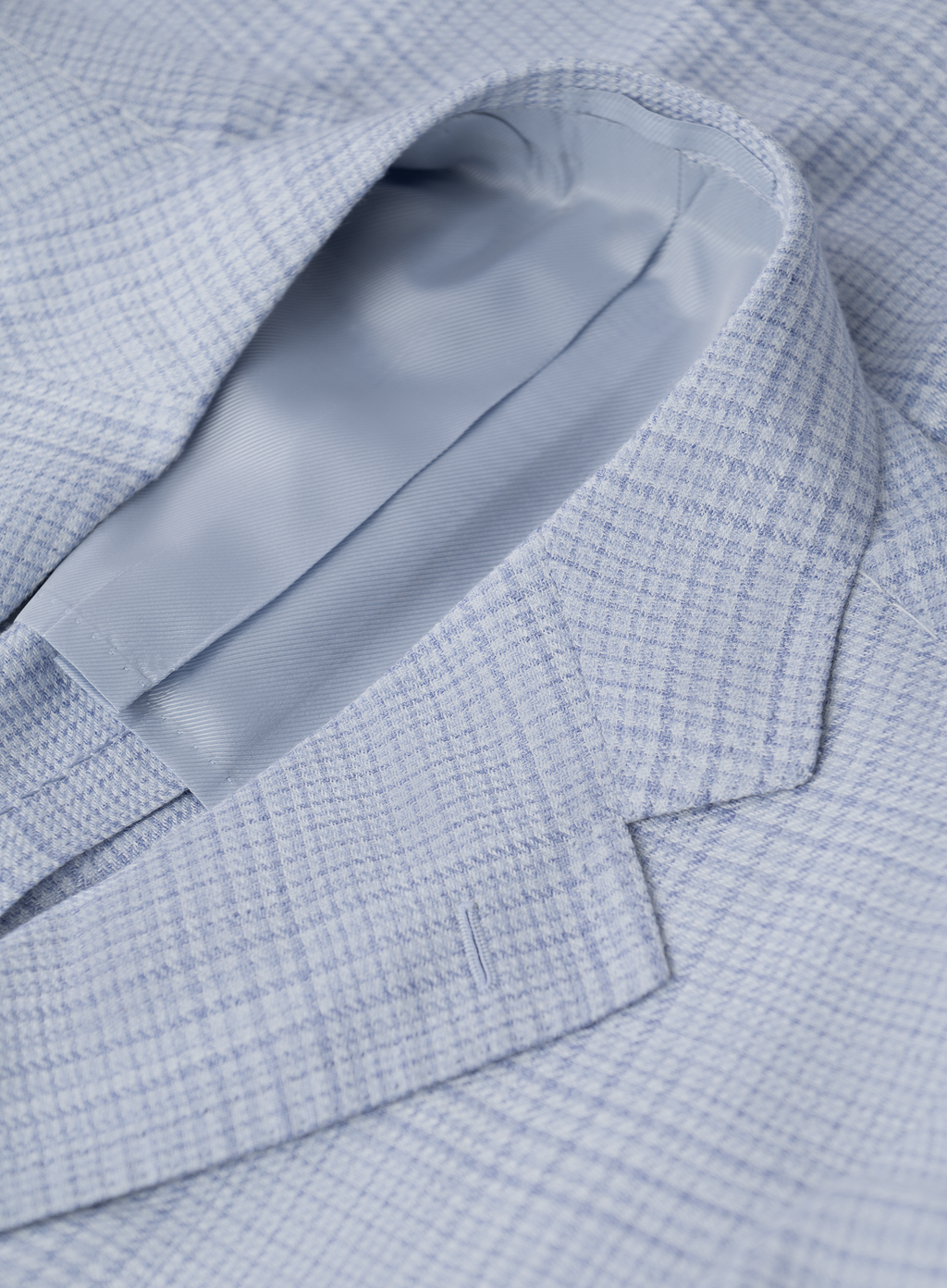 Handgemaakt jasje van cashmere, zijde en linnen | FULL_WIDTH | L.Blauw