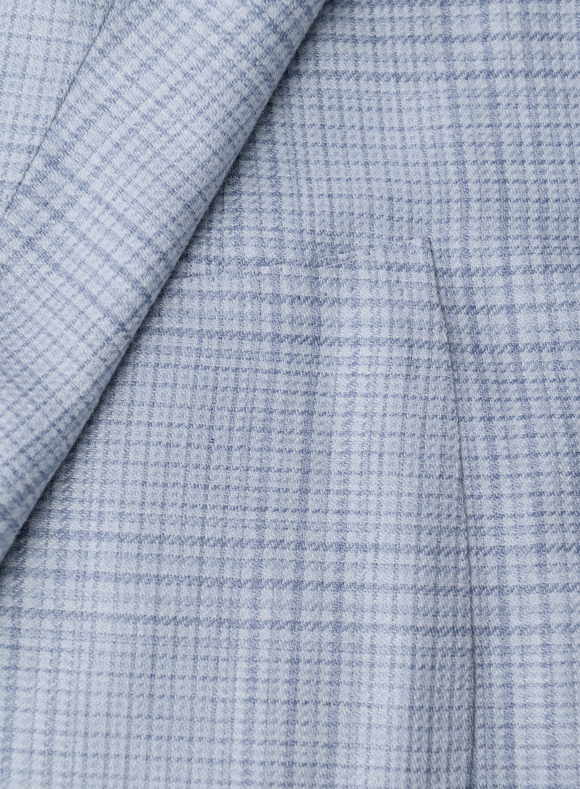 Handgemaakt jasje van cashmere, zijde en linnen | FULL_WIDTH | L.Blauw