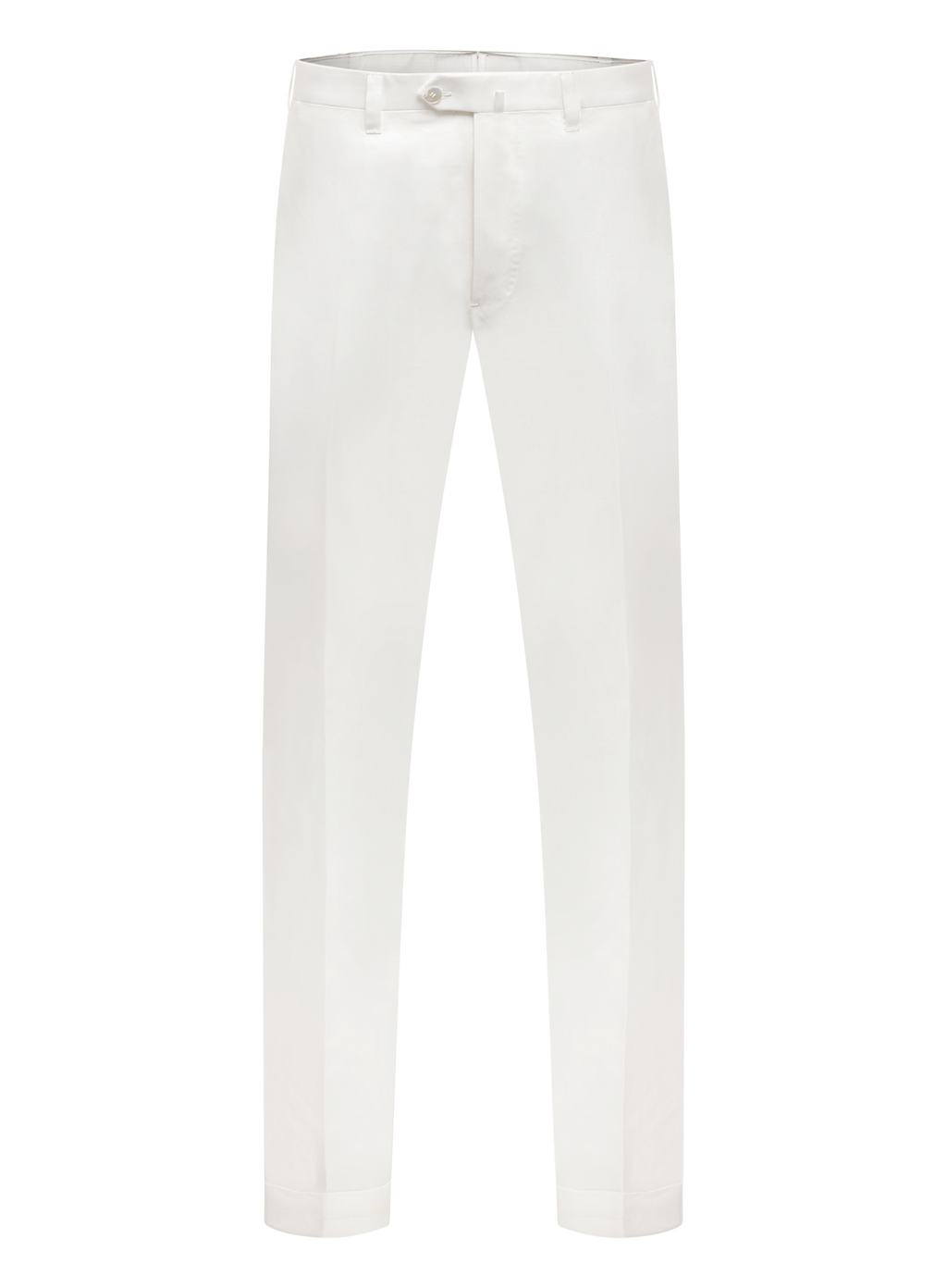 Handgemaakte pantalon van katoen | Wit