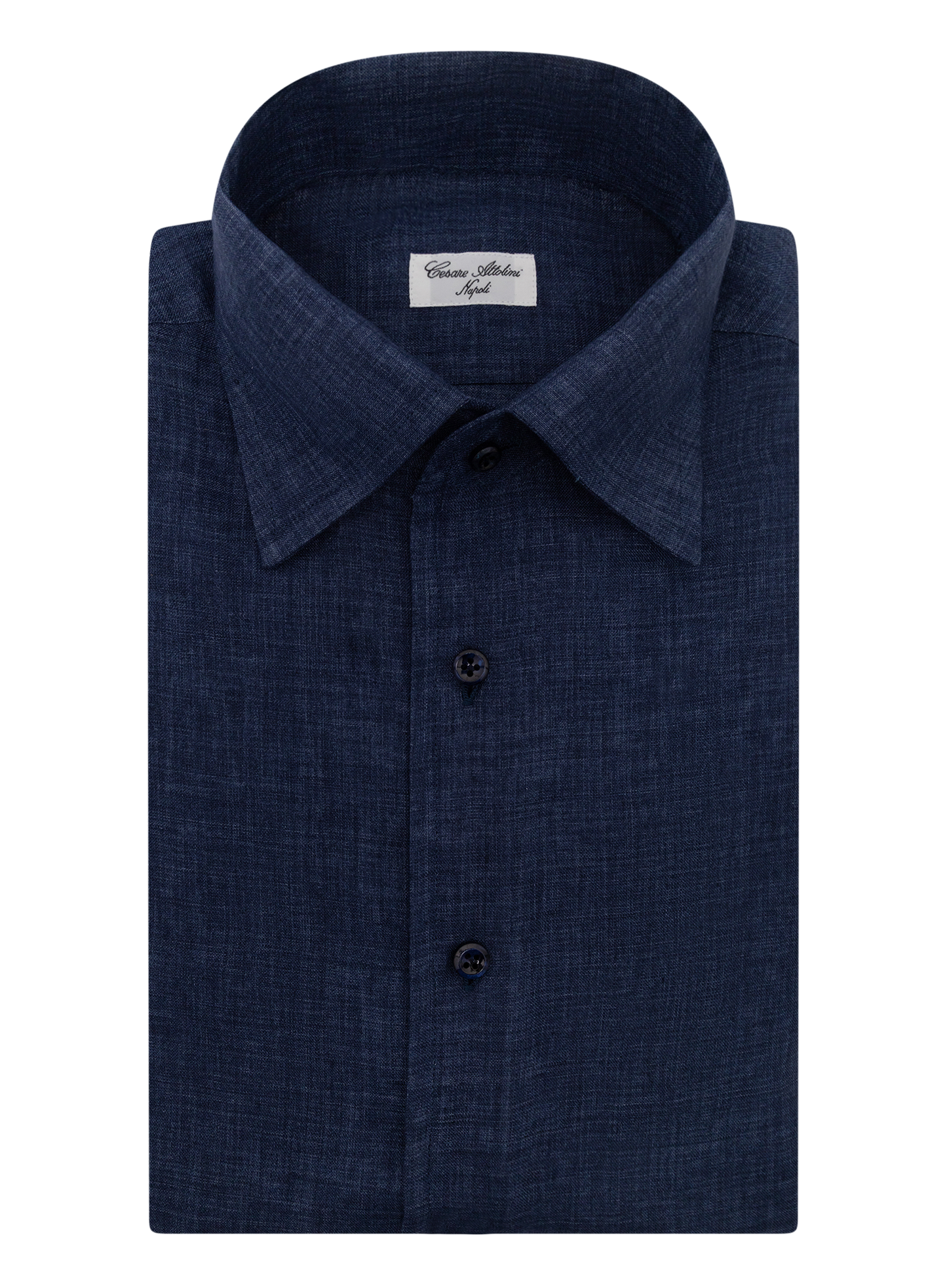 Linnen shirt | FULL_WIDTH | Blue Denim