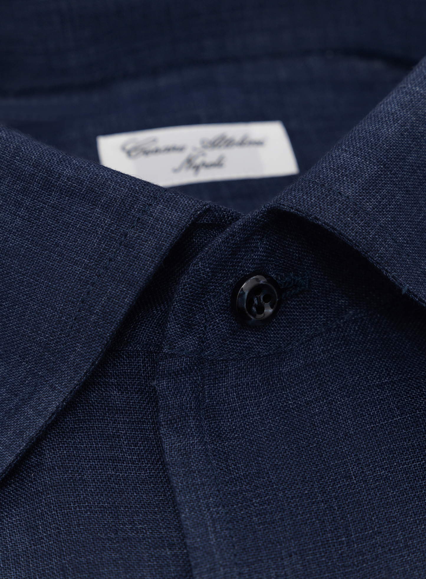 Linnen shirt | FULL_WIDTH | Blue Denim